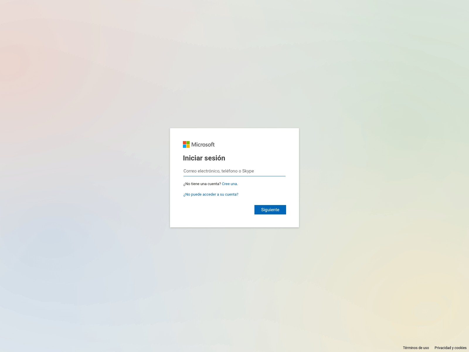 Screenshot of accesoemail.protected-request.com