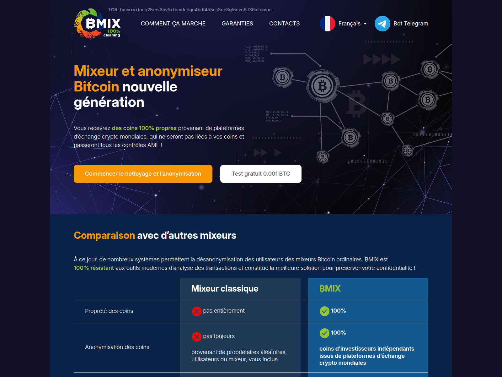 Screenshot von bmix.io
