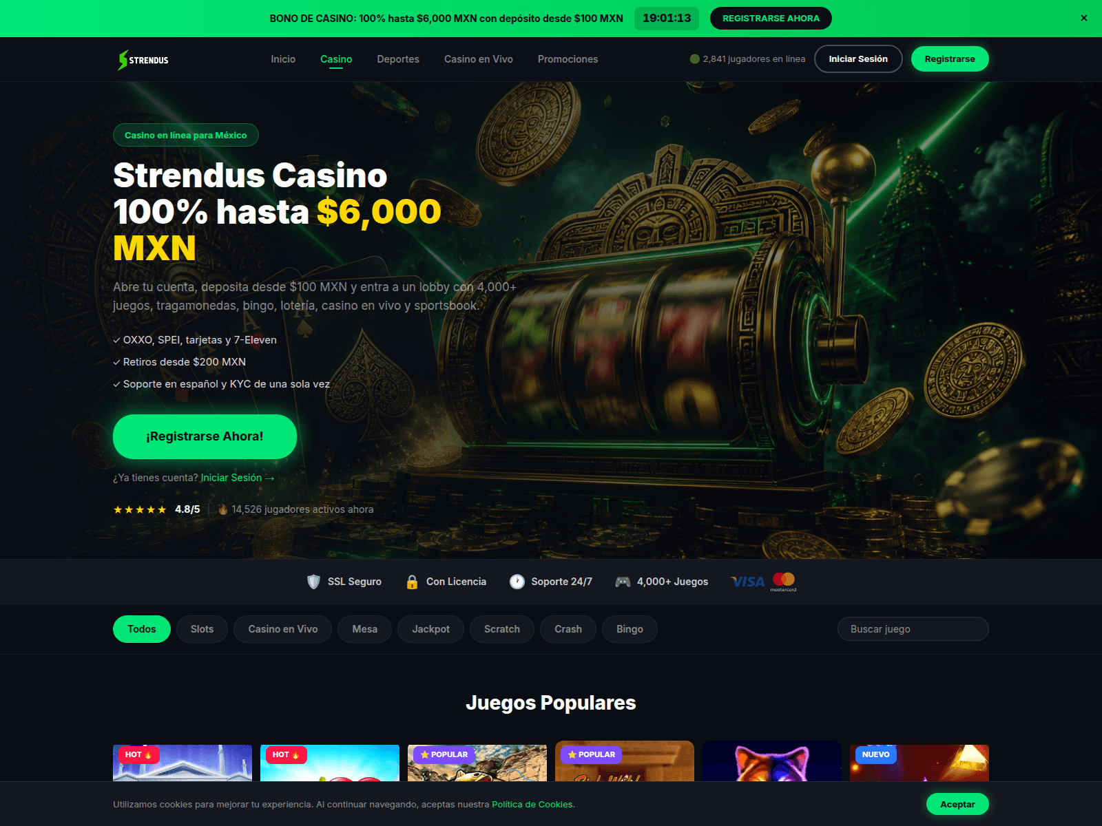 Screenshot of strendusbono.com.mx