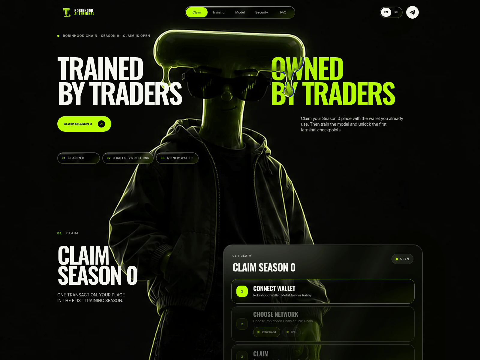 Screenshot of robinhoodterminal.com