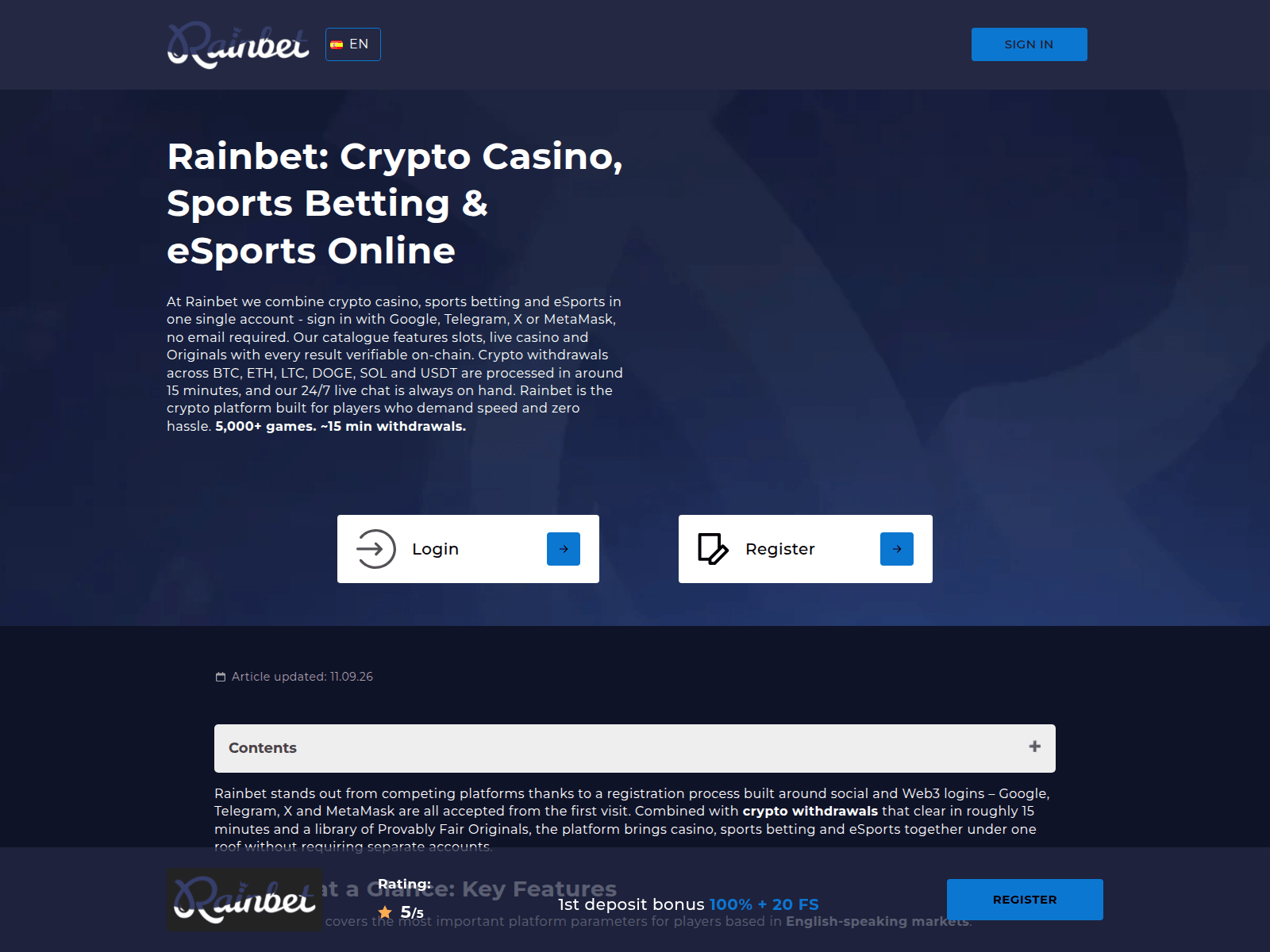 Screenshot of eu-rain-bet.com