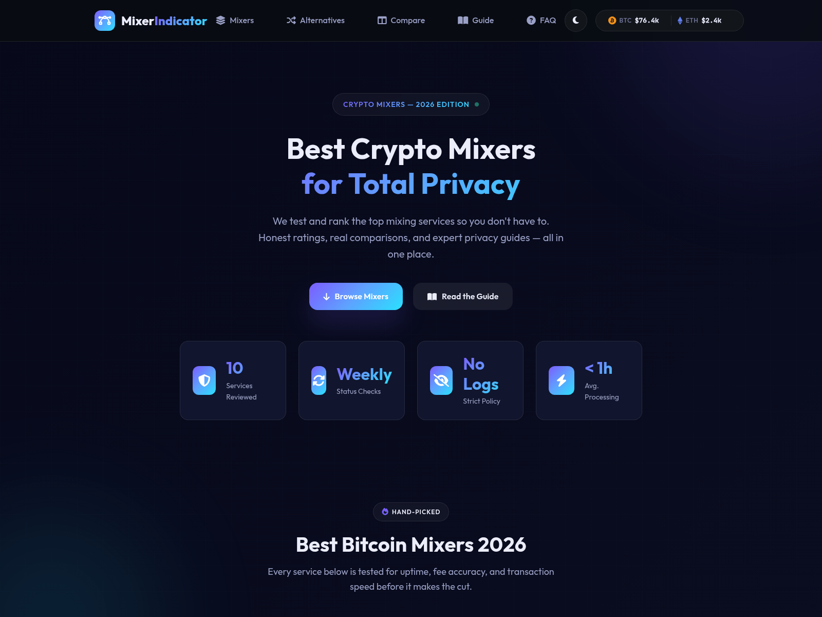 的截图 cryptomixerbtc.net