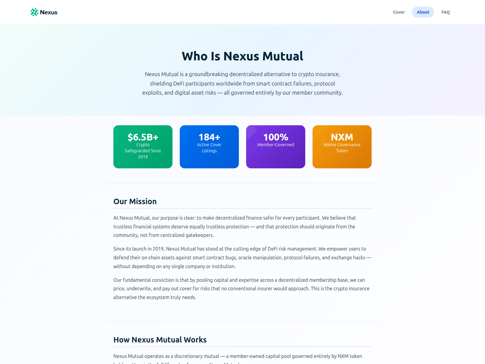 [Ekran görüntüsü] nexus-mutual.org