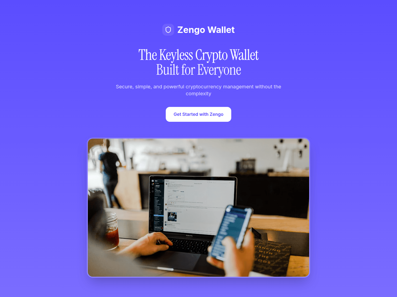 Screenshot of zengo.created.app