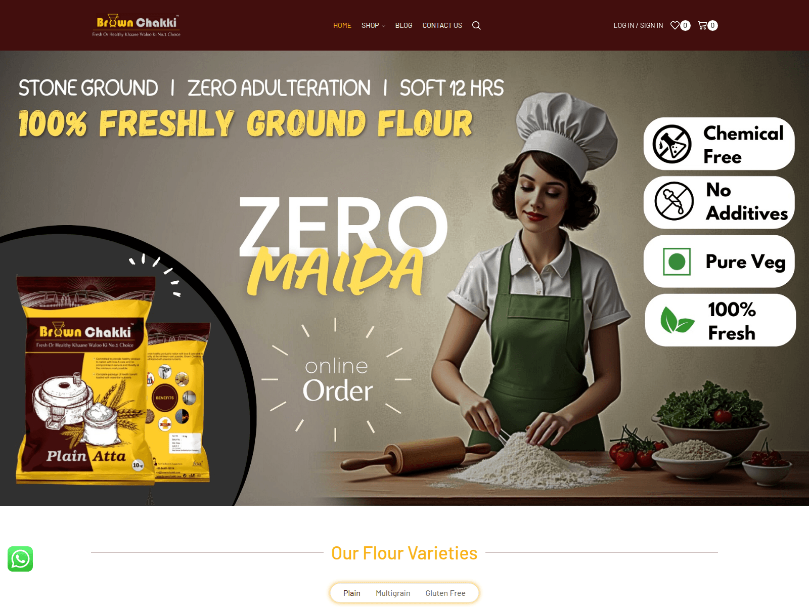 Знімок екрана brownchakki.com