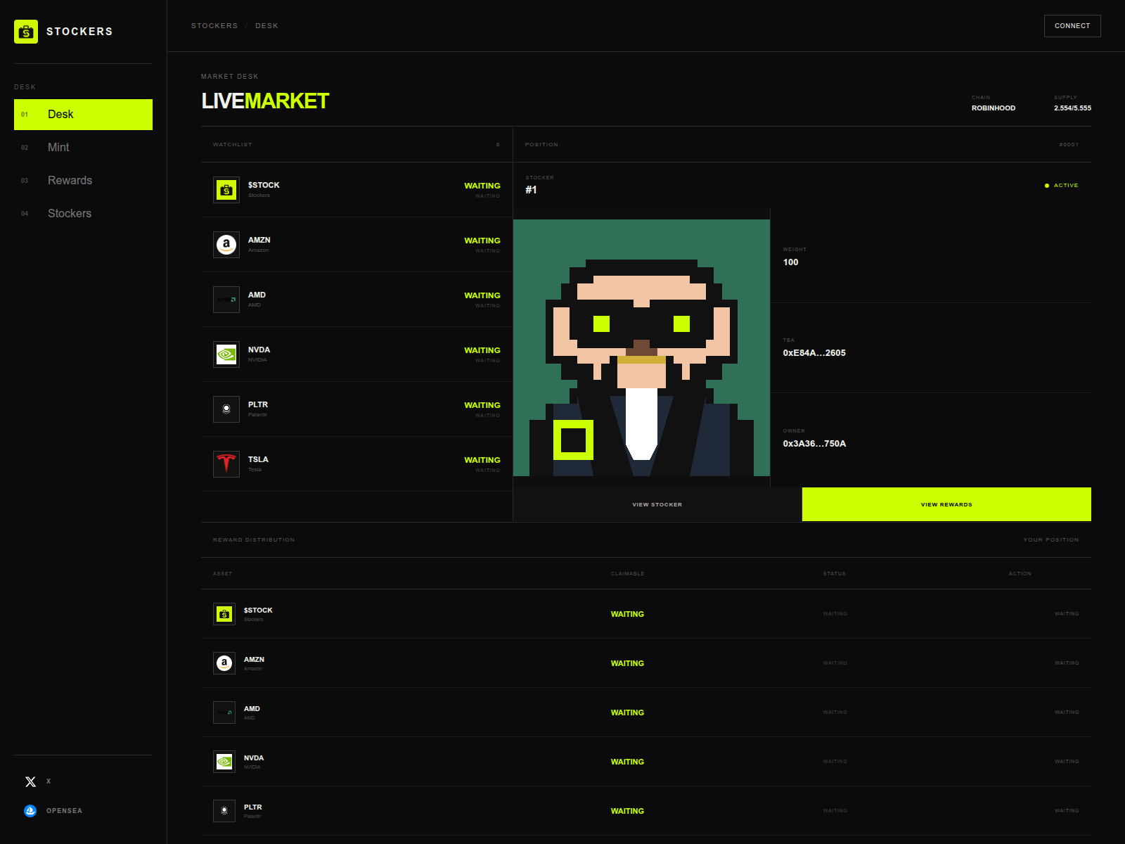 Screenshot of hoodstockers.xyz