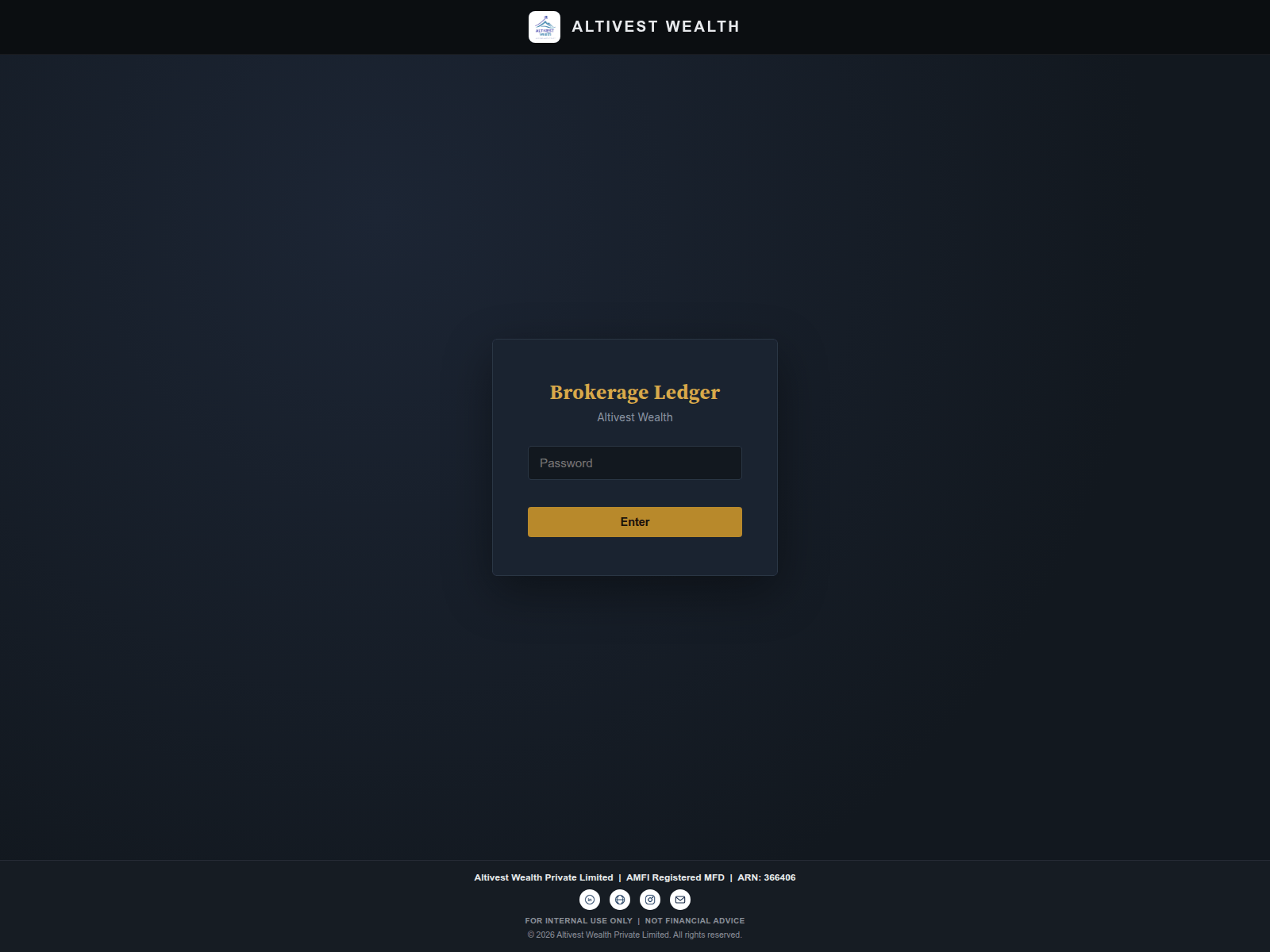 Stored capture of brokerage-ledger.pages.dev