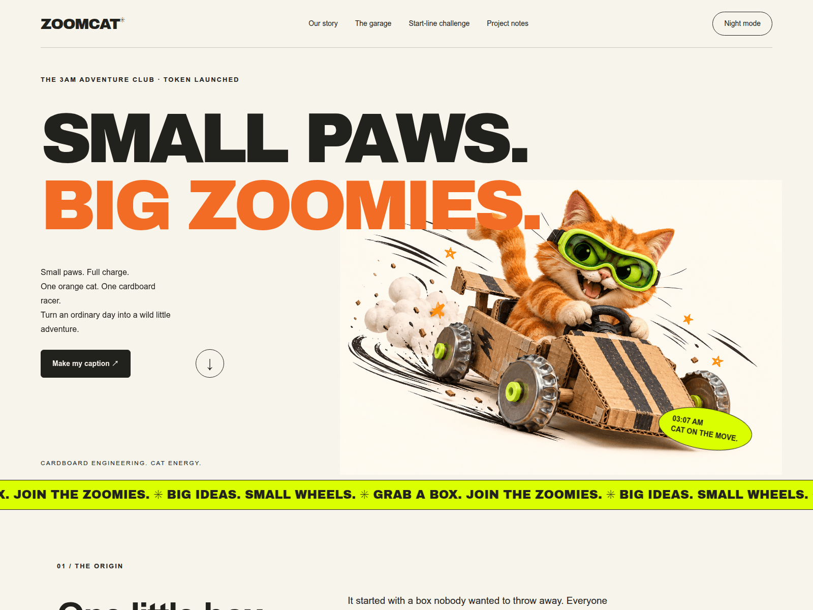 Screenshot of zoomcat.fun