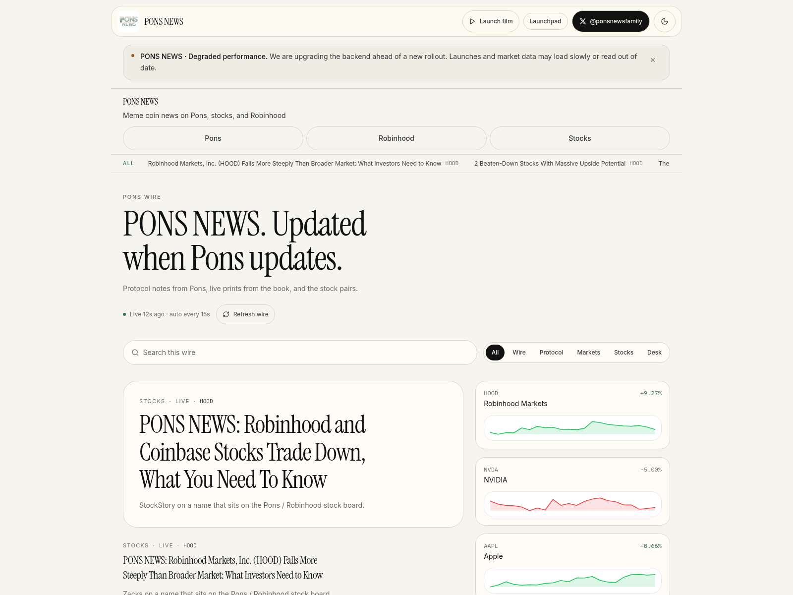 Screenshot of ponsnewsfamily.xyz