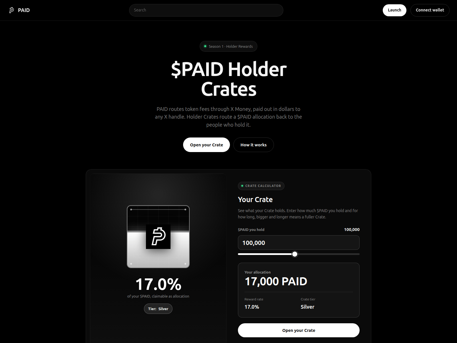Screenshot of userpaid.app