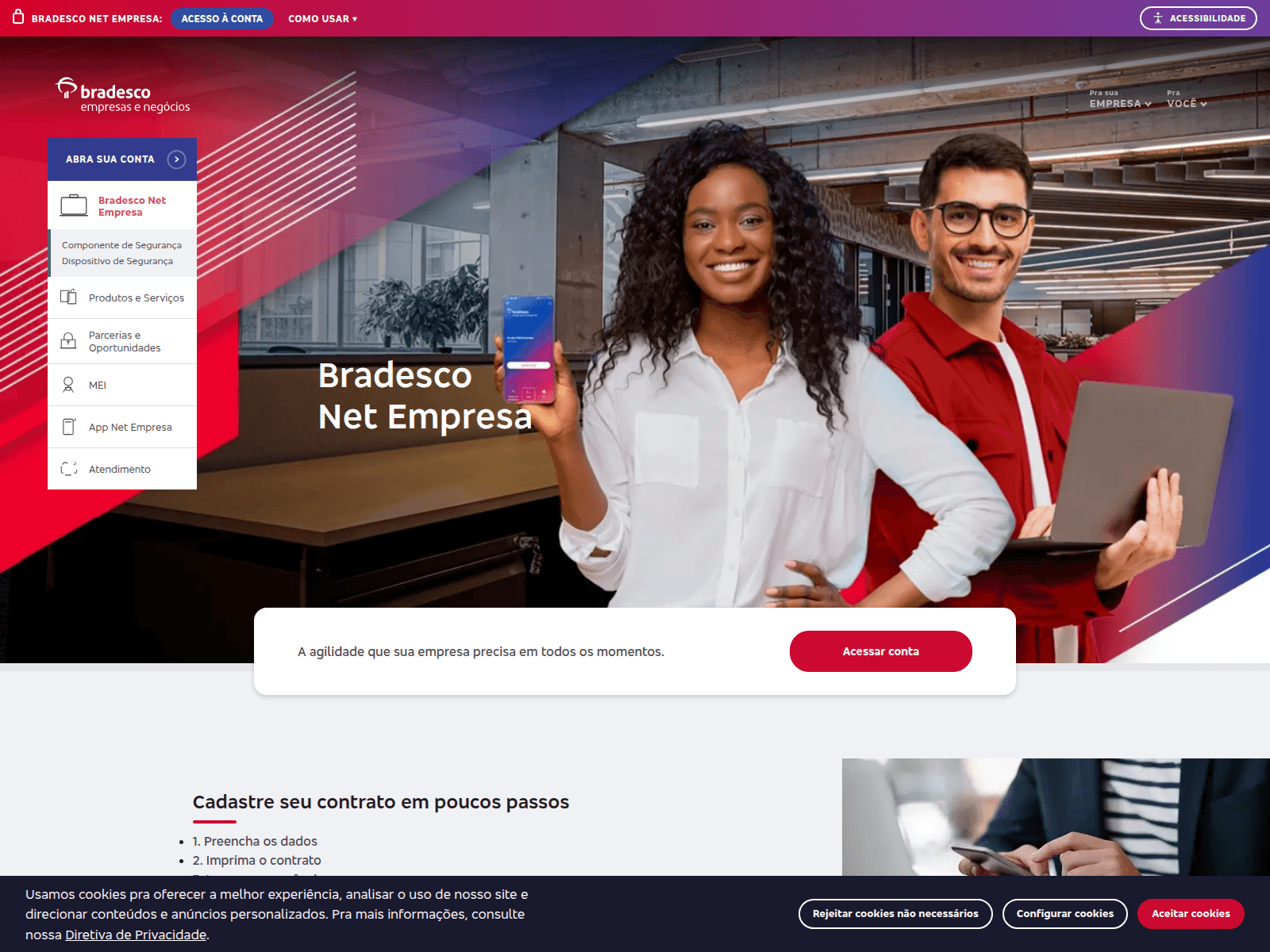 Screenshot of ne777empresa.com