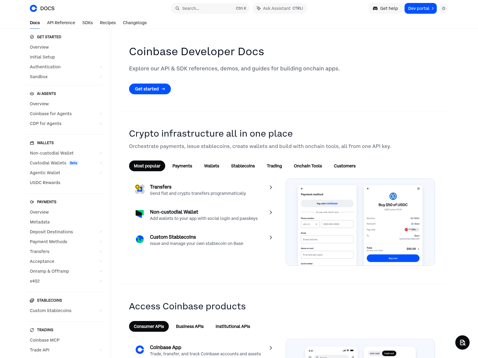 Screenshot of coinbase-prod-dm-c2c-docs.mintlify.site
