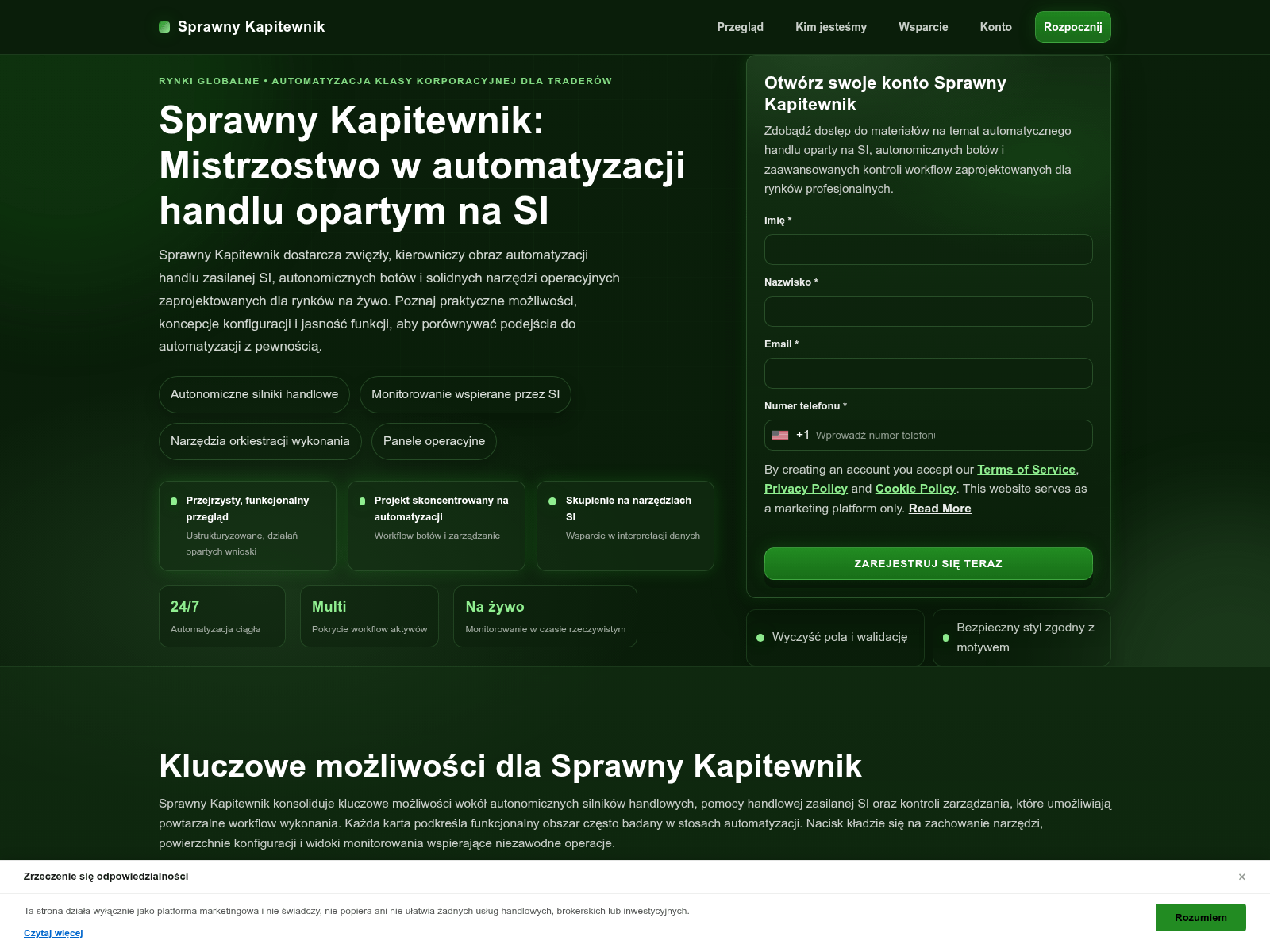 Captura de pantalla de sprawnykapitewnik.digital