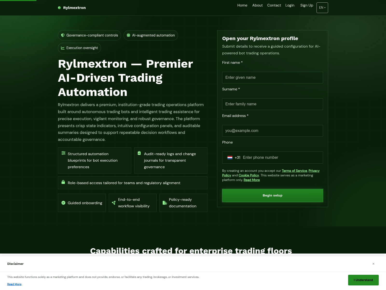 Screenshot of rylmextronsystem.com