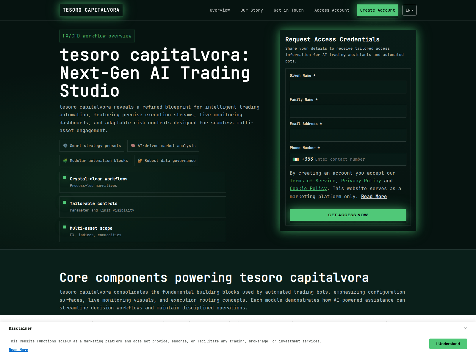 Screenshot of tesorocapitalvora.shop