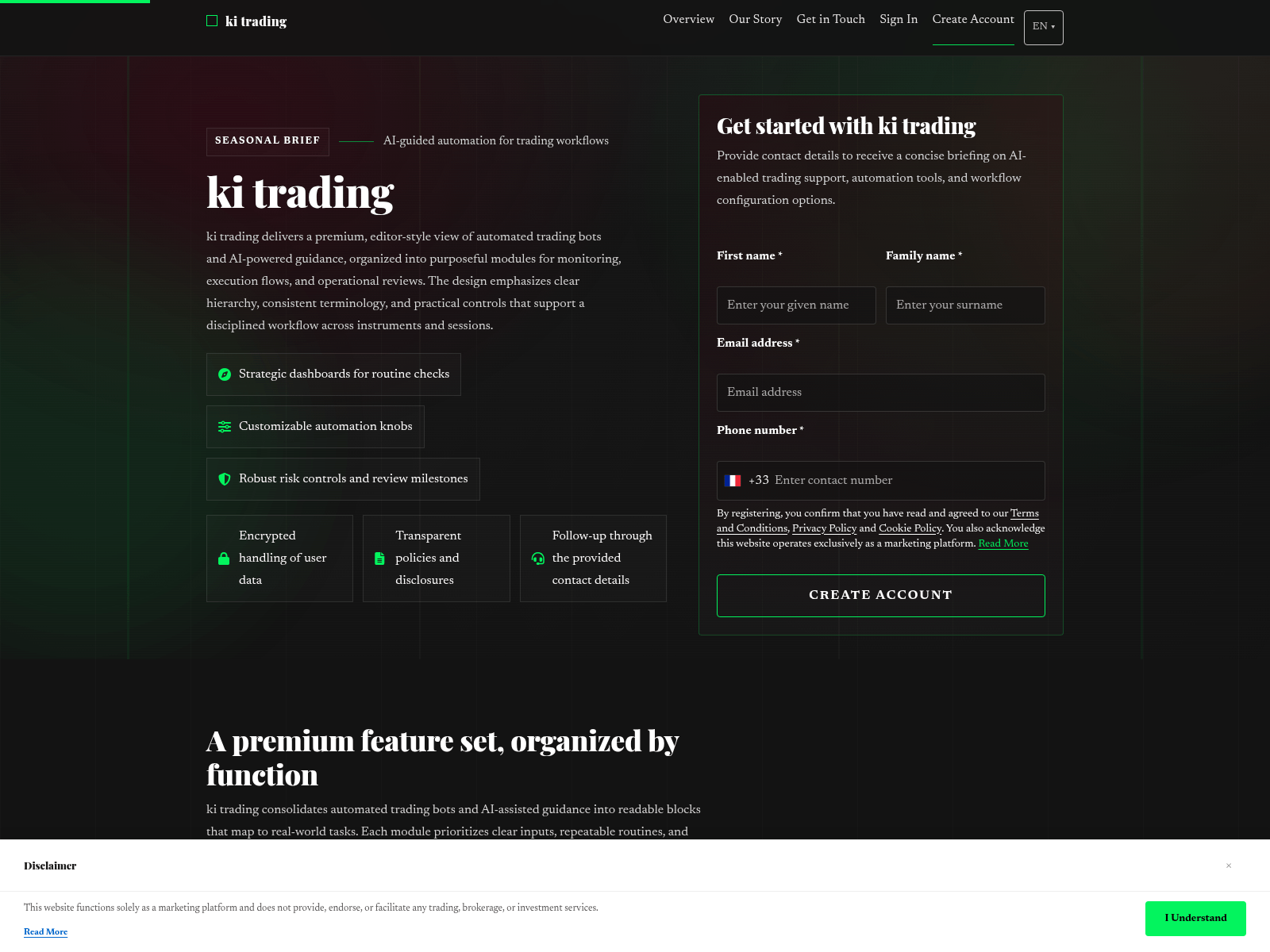 Screenshot of kitradingsolution.com