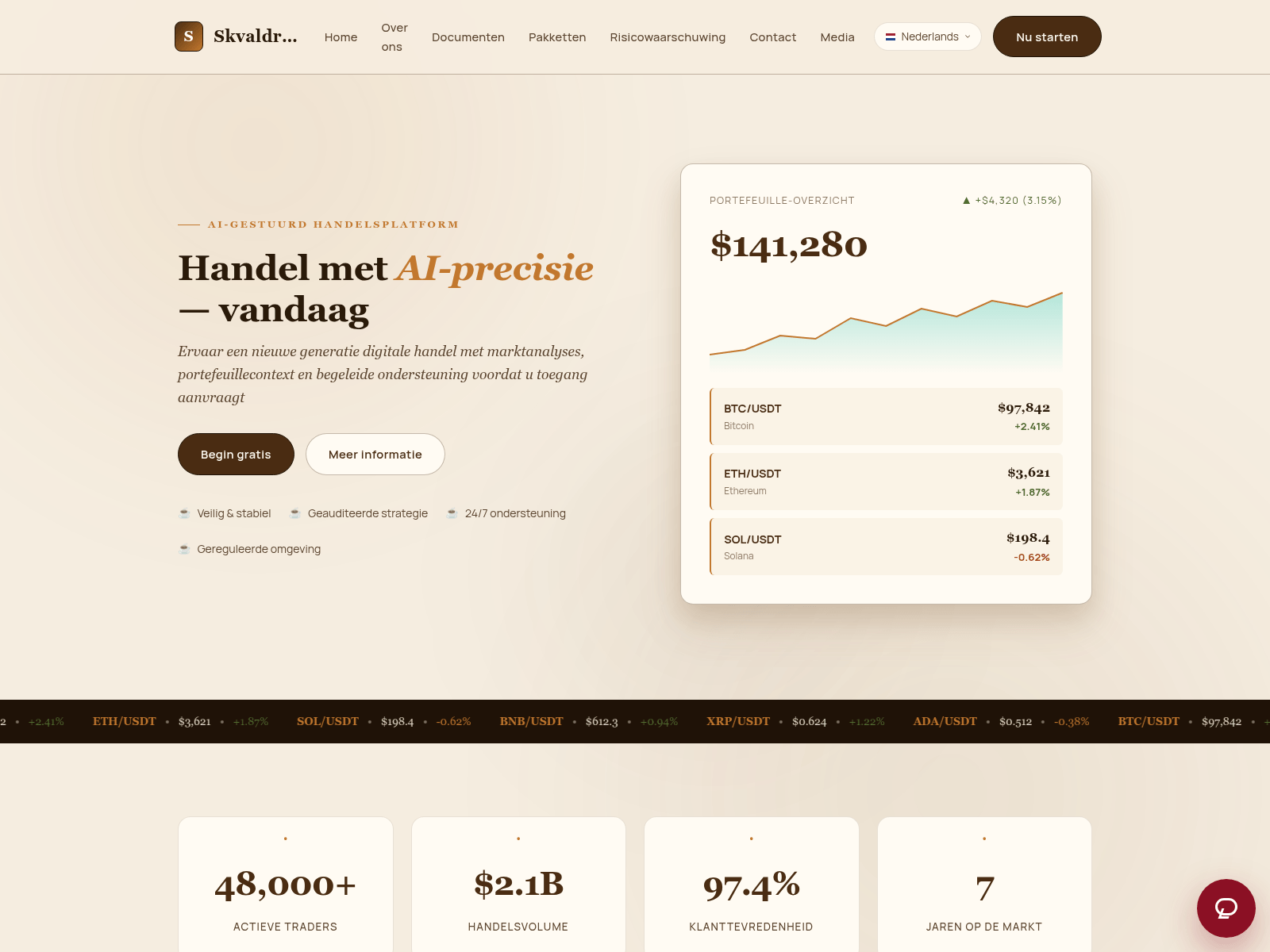 Screenshot of skvaldrevo-netherlands.com