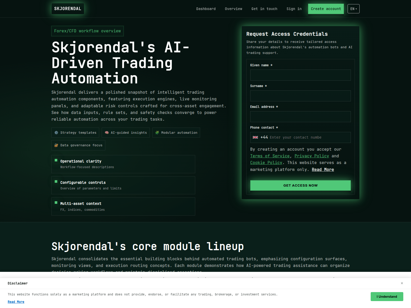 Screenshot of skjorendalsystem.com