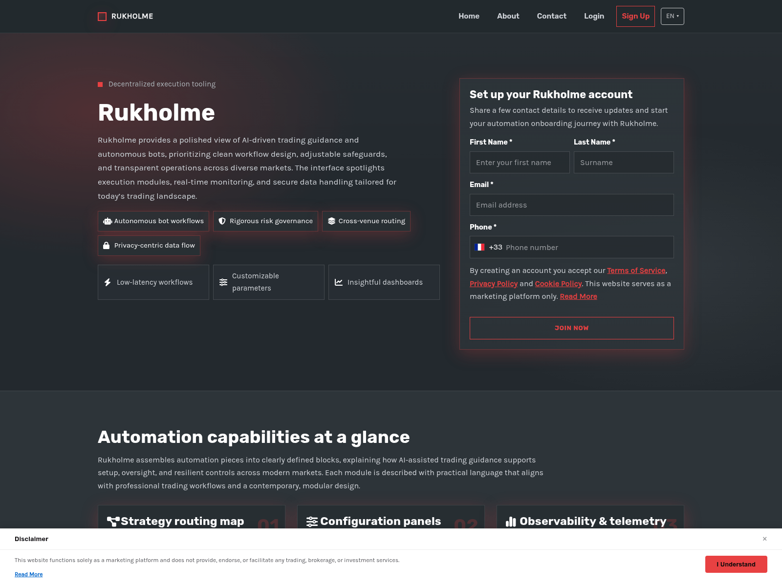 Screenshot of rukholme.shop