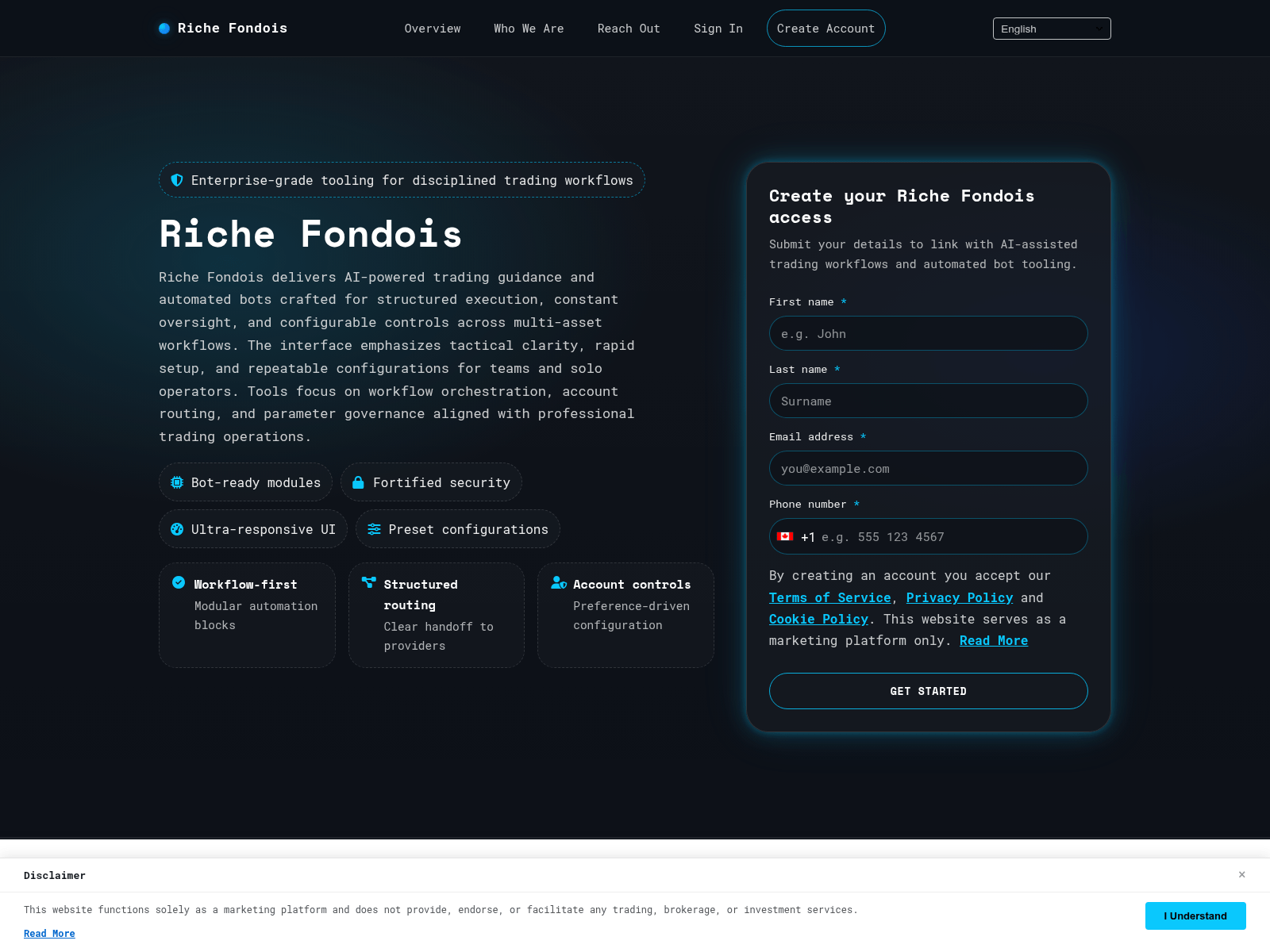 Screenshot of richefondois.pro