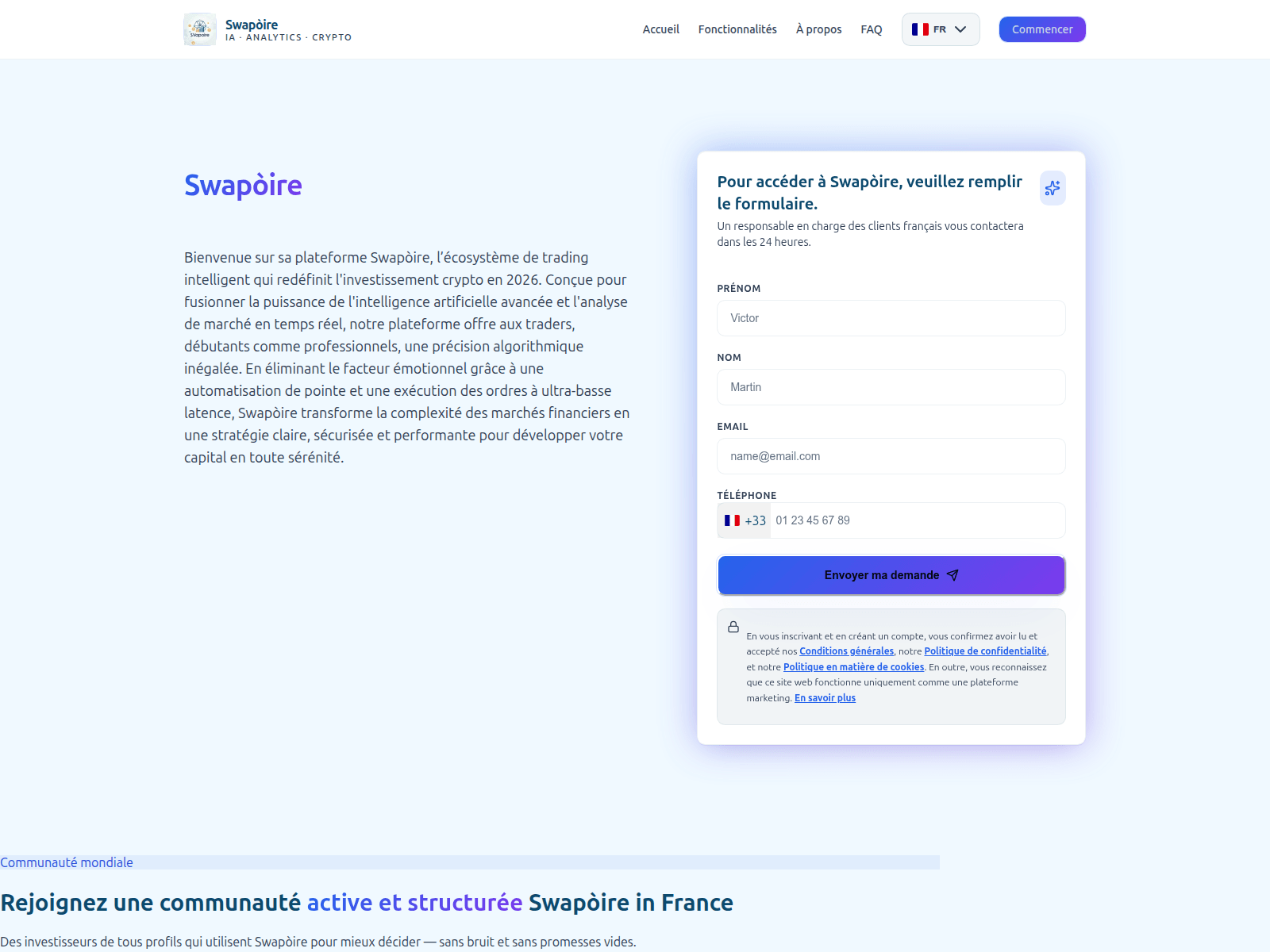 Screenshot of svapoire.net