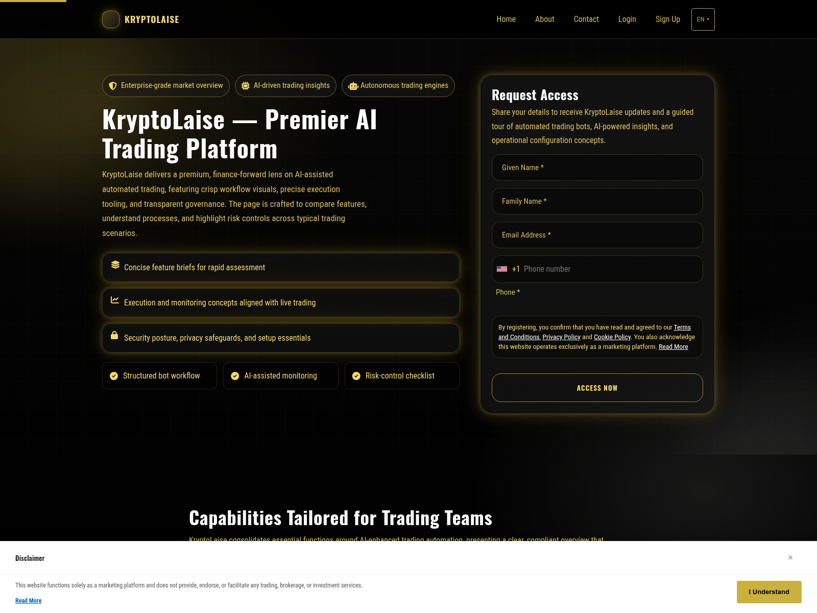 Screenshot of kryptolaisepro.digital