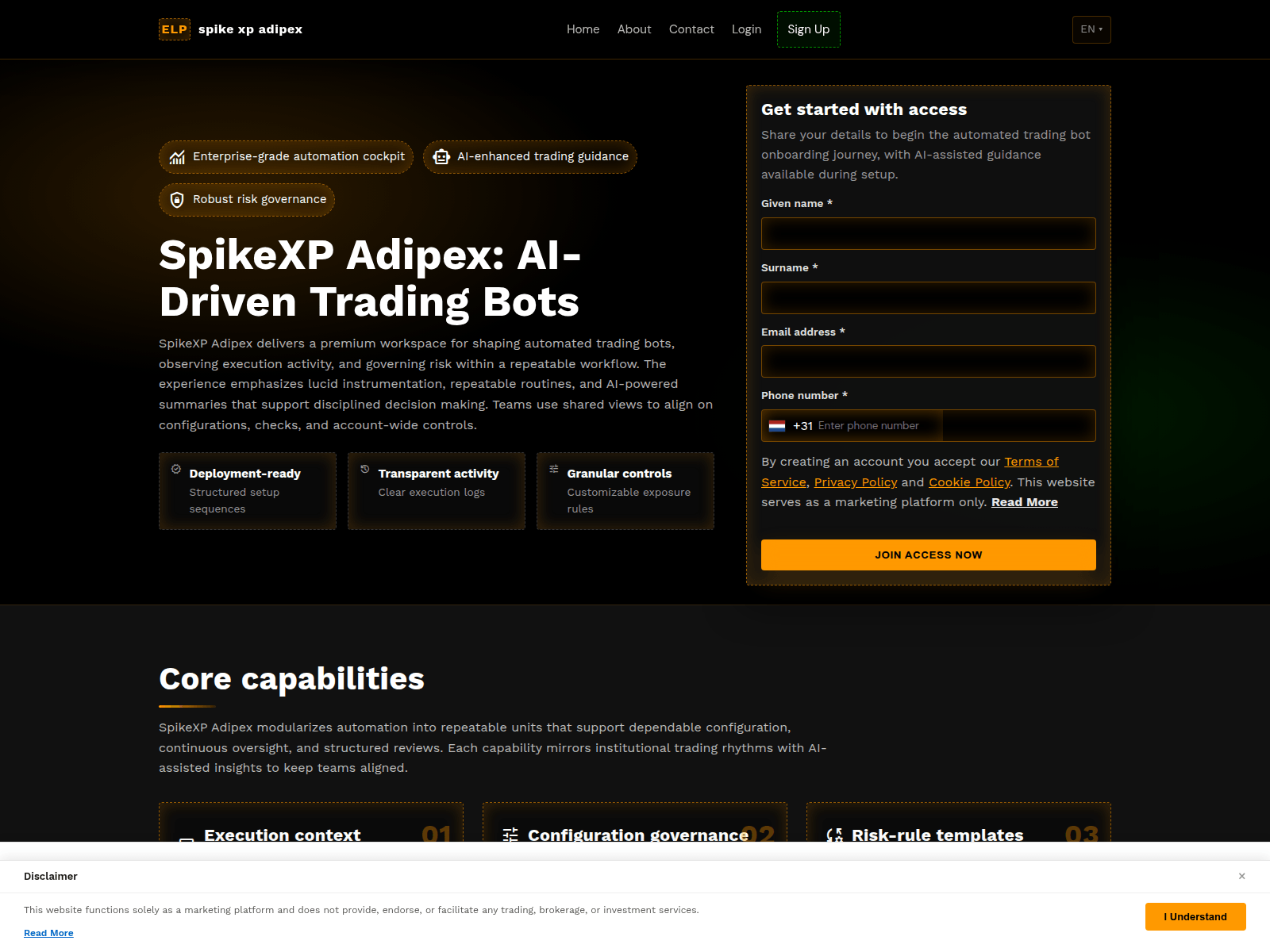 Screenshot of spikexpadipex.digital