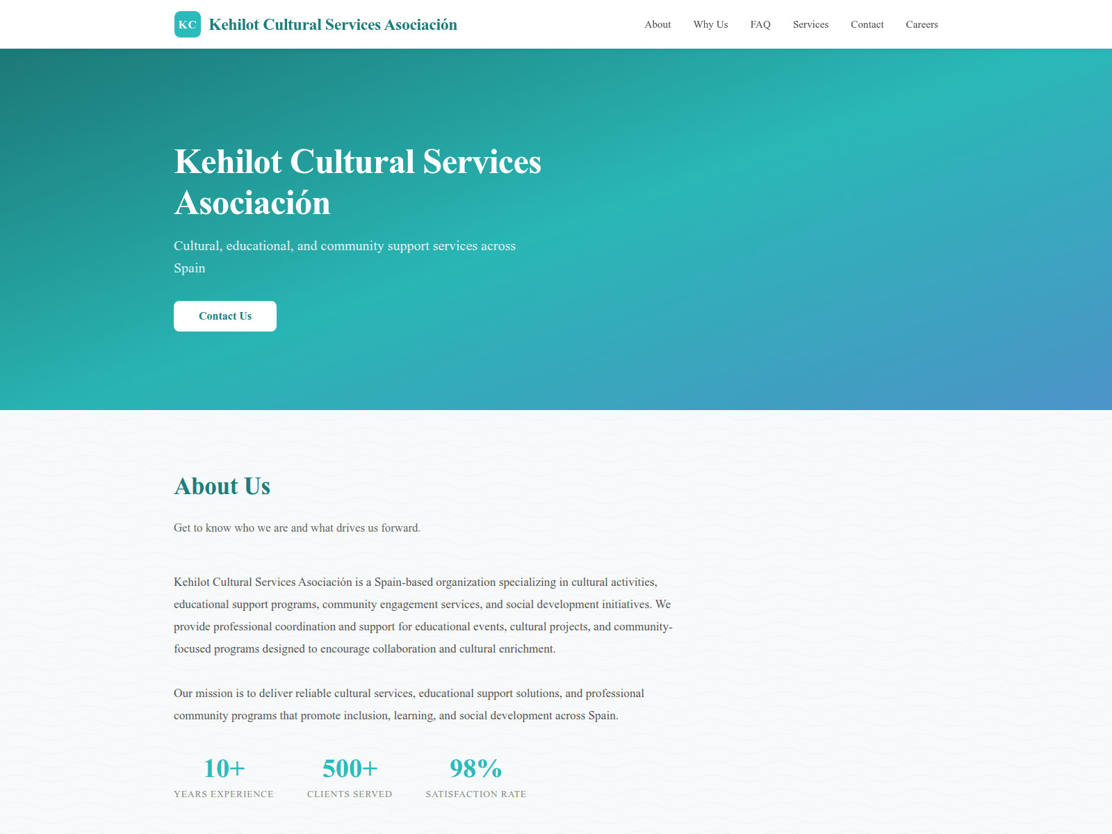 Screenshot of kehilot.net