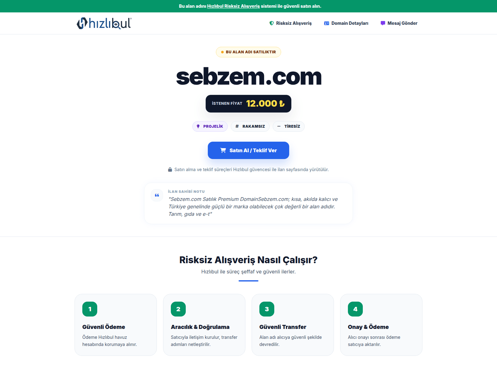 Screenshot of sebzem.com