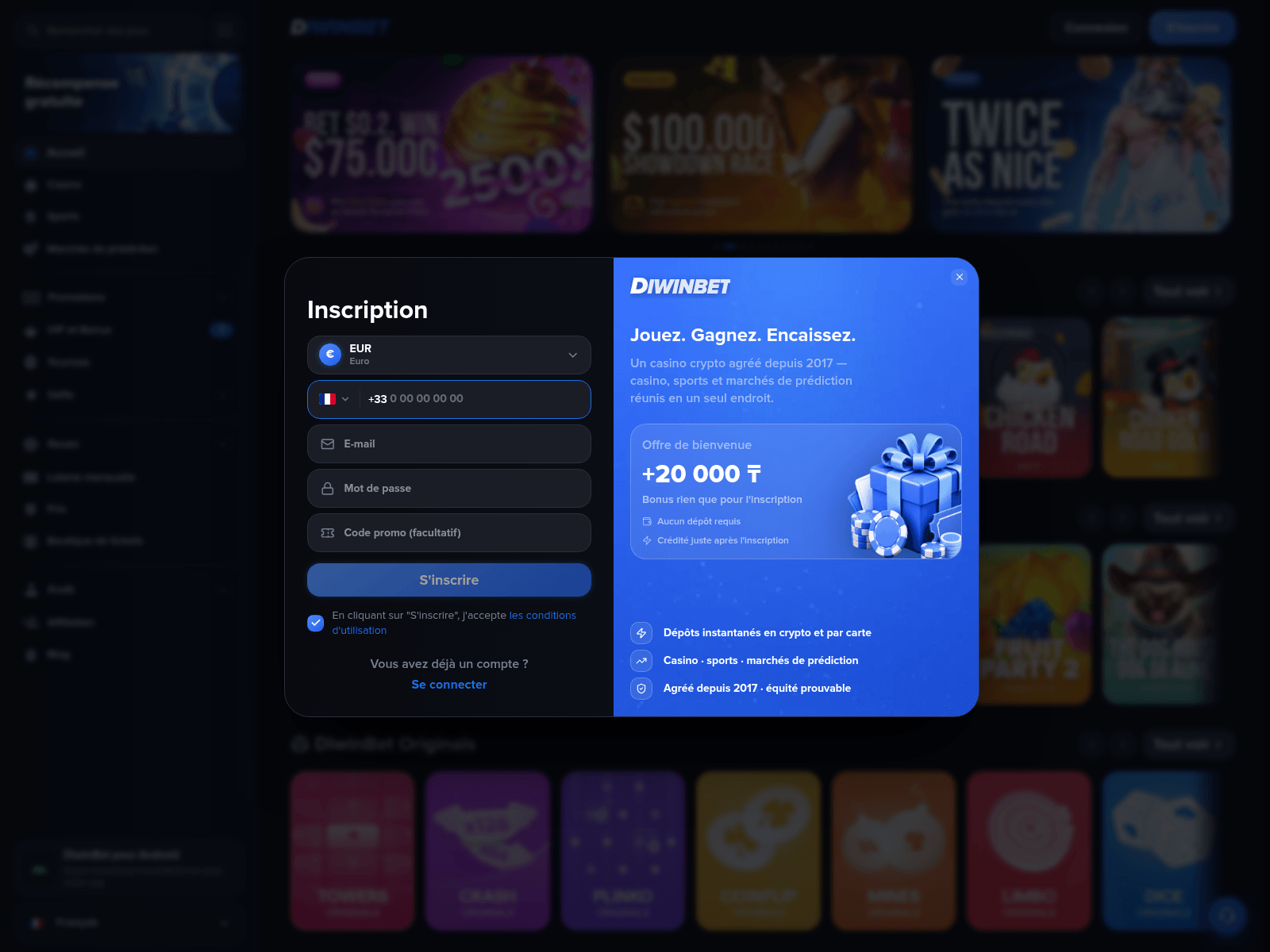Screenshot of diwinplay.top
