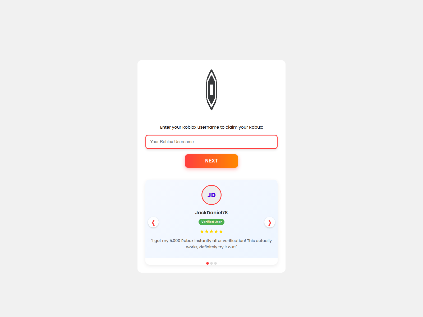 Captura de tela de robuxdeals-gamma.vercel.app