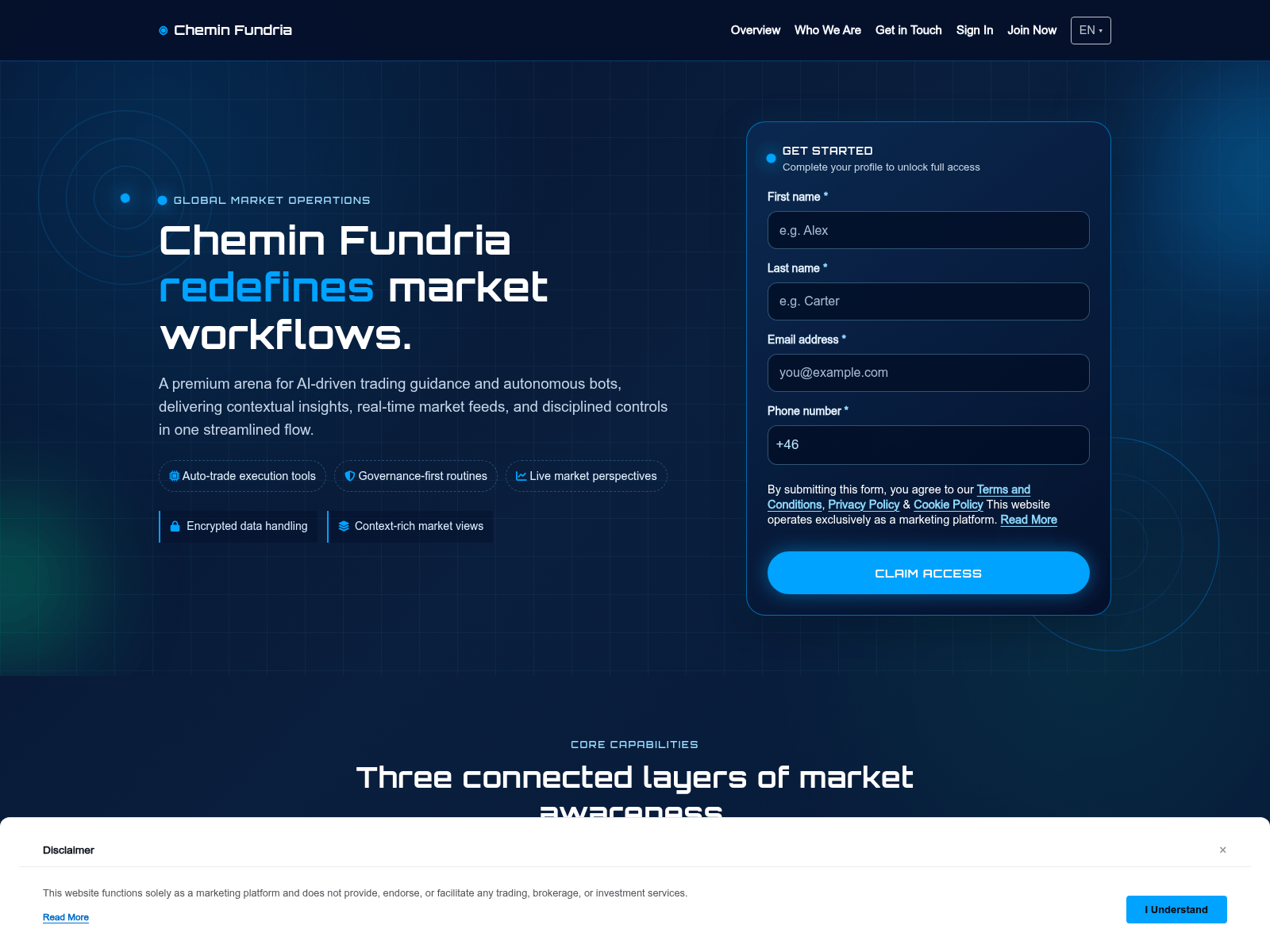 Screenshot von cheminfundriasoftware.shop