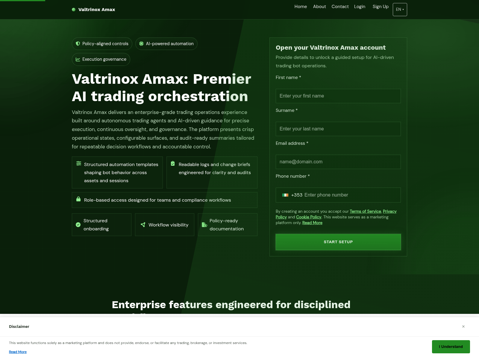 Screenshot of valtrinoxamaxsoftware.com