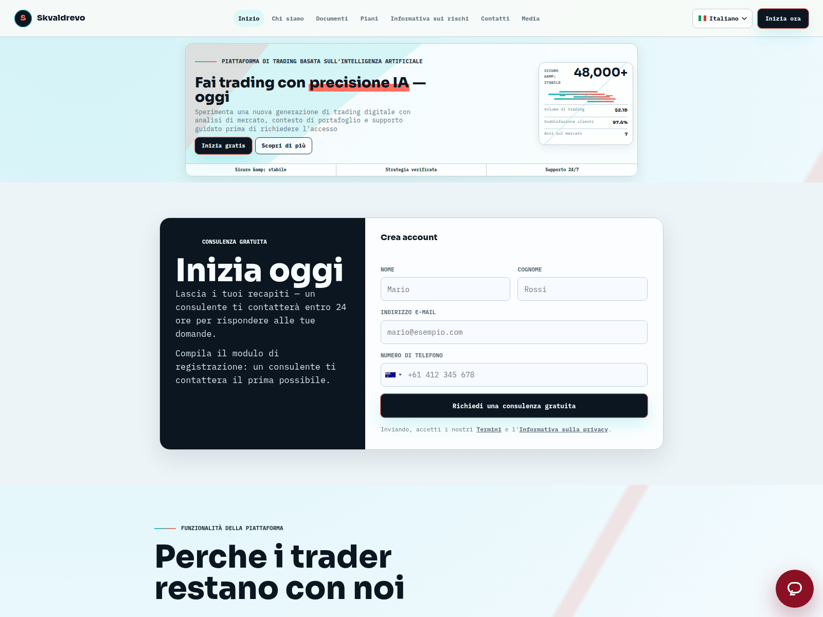 Screenshot of skvaldrevo-italy.com
