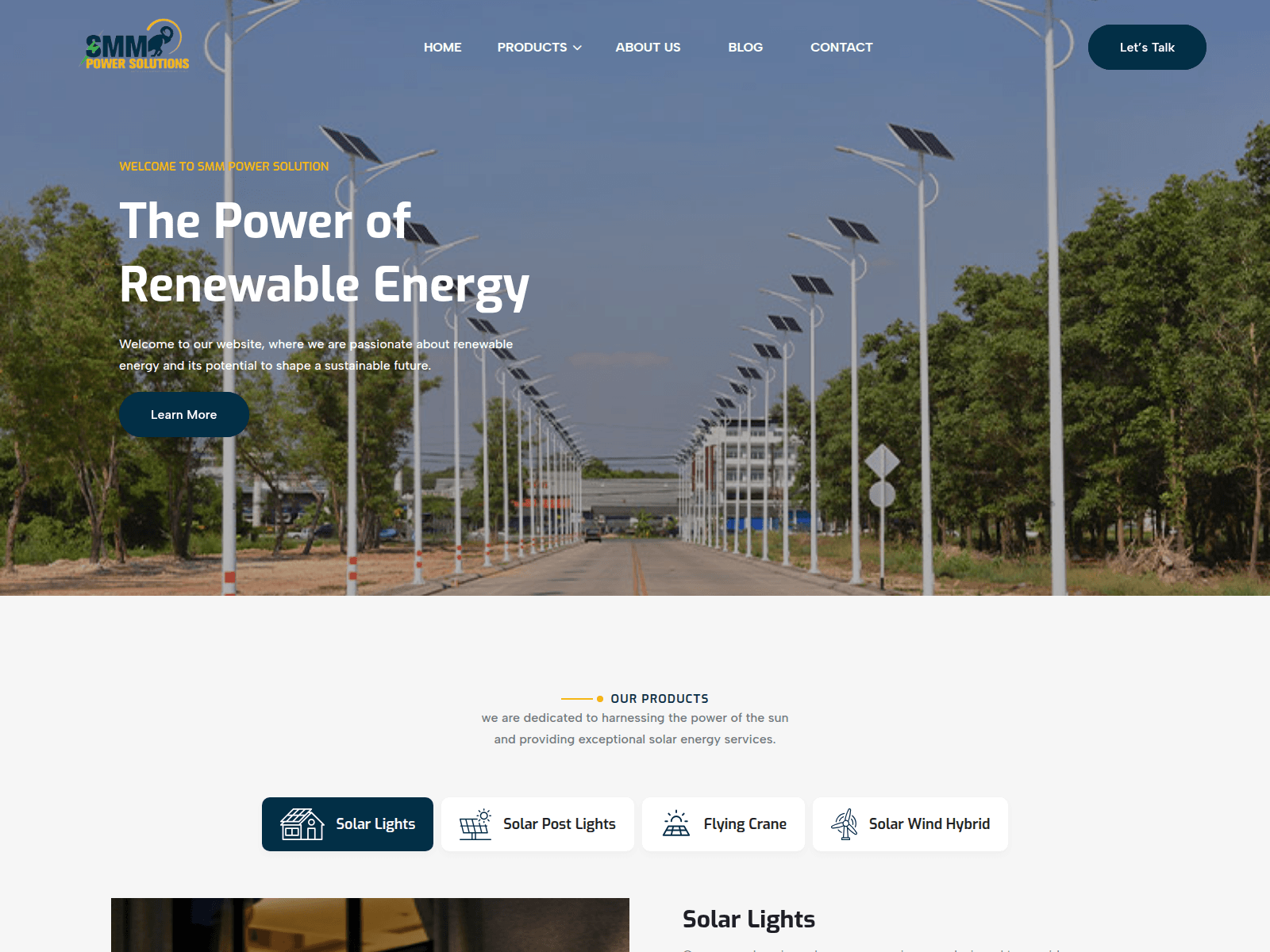 Screenshot of smmpowersolutions.com