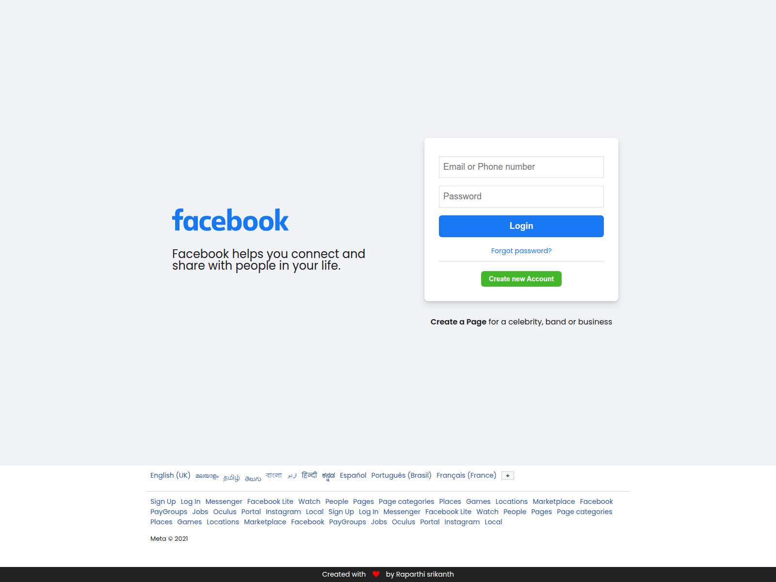 Captura de tela de fb-login3shrii.vercel.app