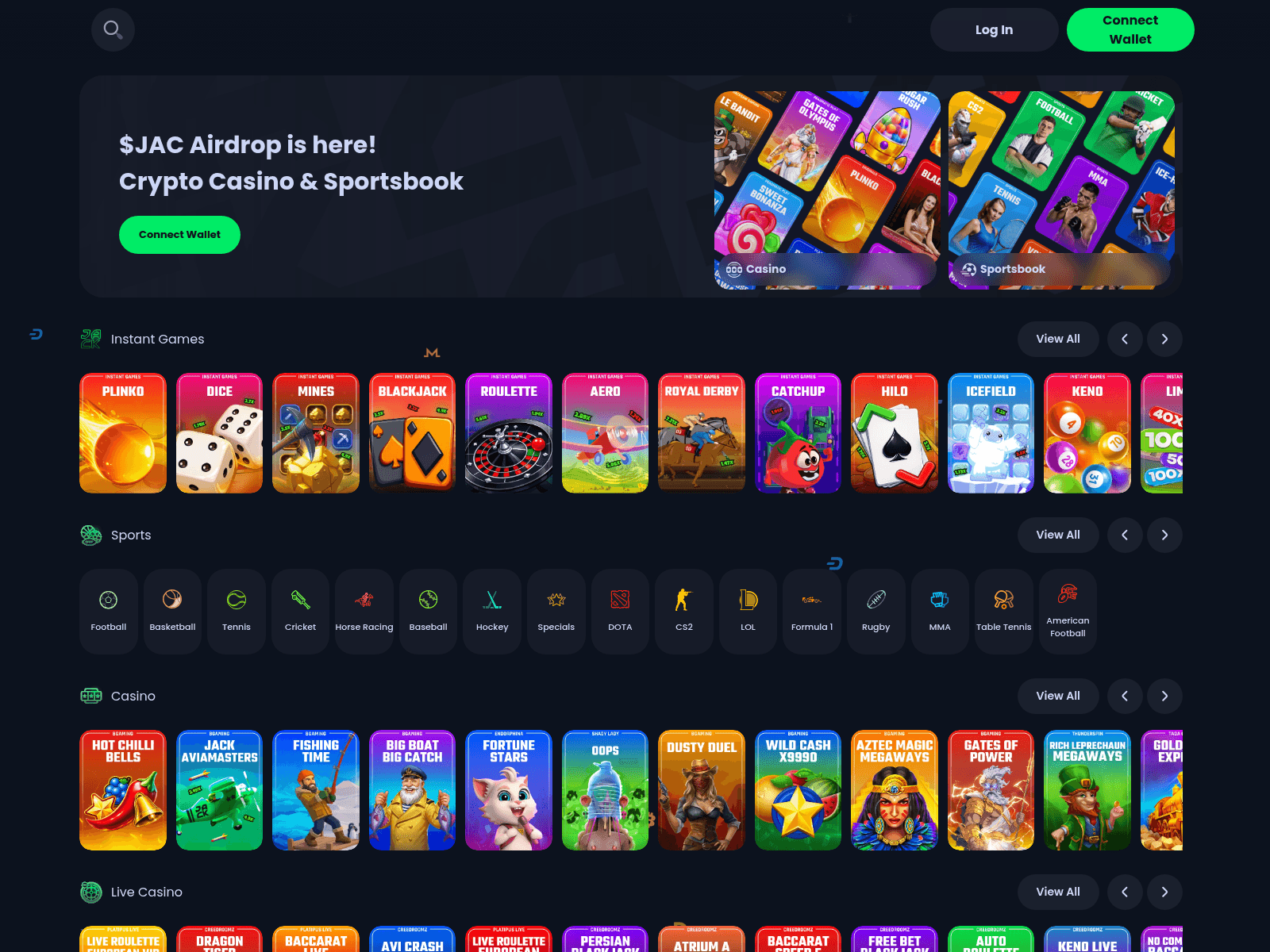 Screenshot of jackcasino.xyz