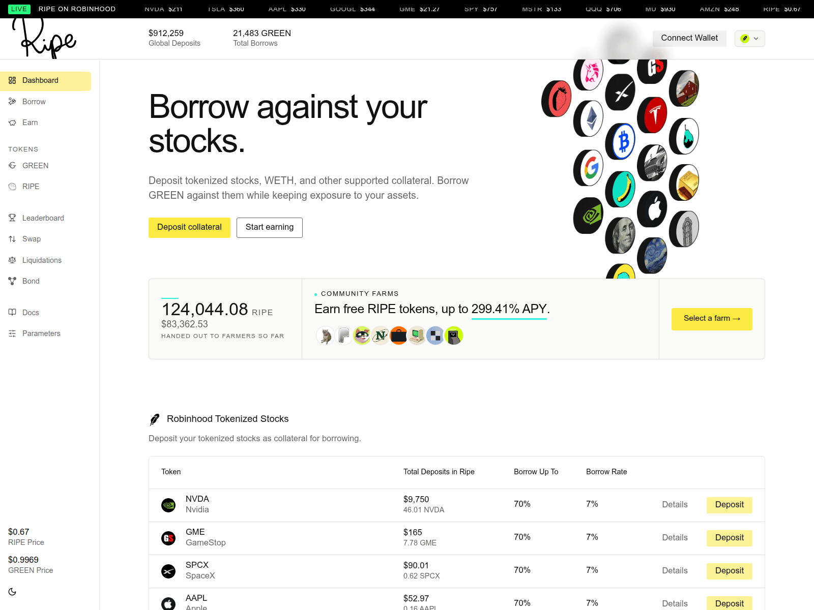 Screenshot of ripe.run