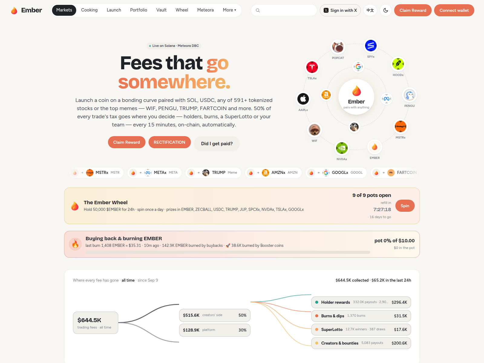 Screenshot of embercurvereward.xyz