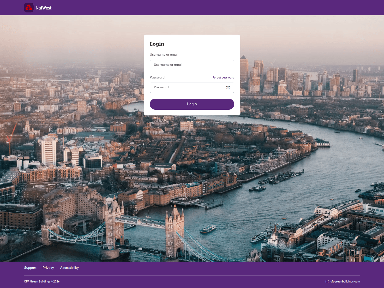 Screenshot of nwest.int.tst-cfp.nl
