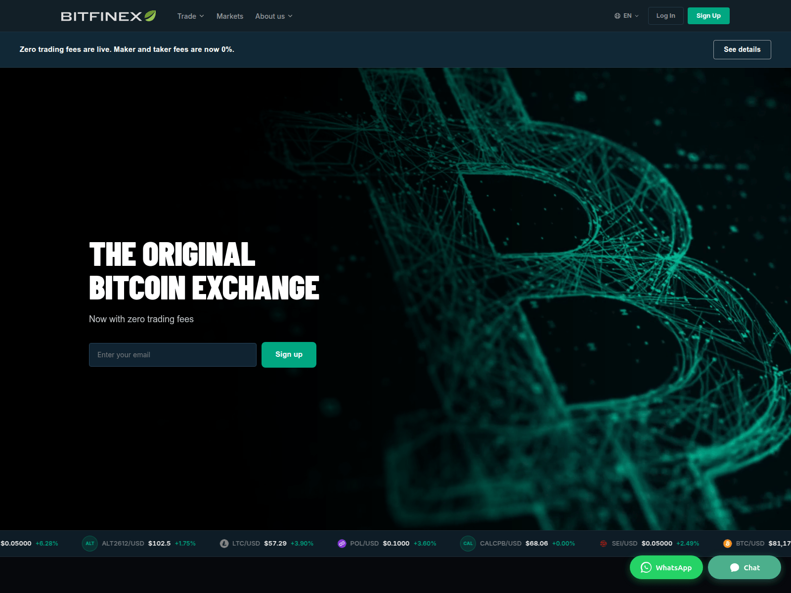 Screenshot of eu-bitfinex.com