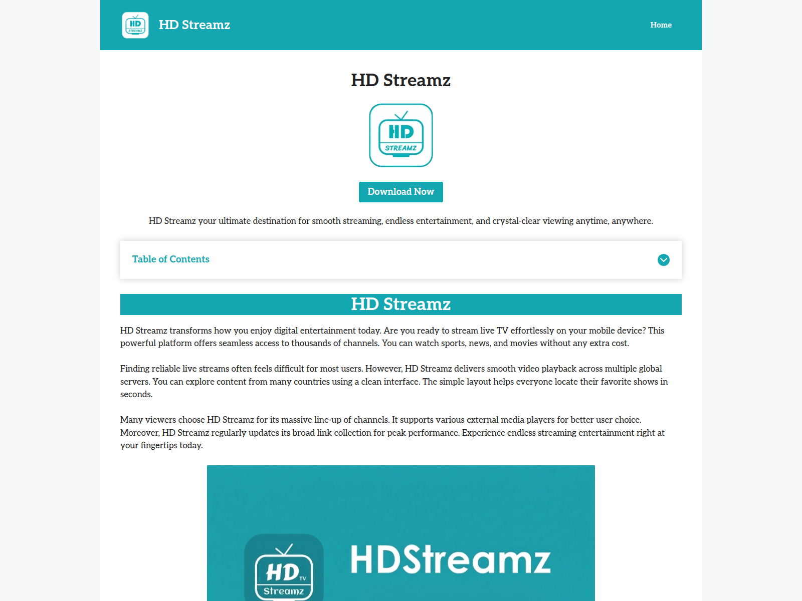 Captura de pantalla de hdstreamzapks.com.in