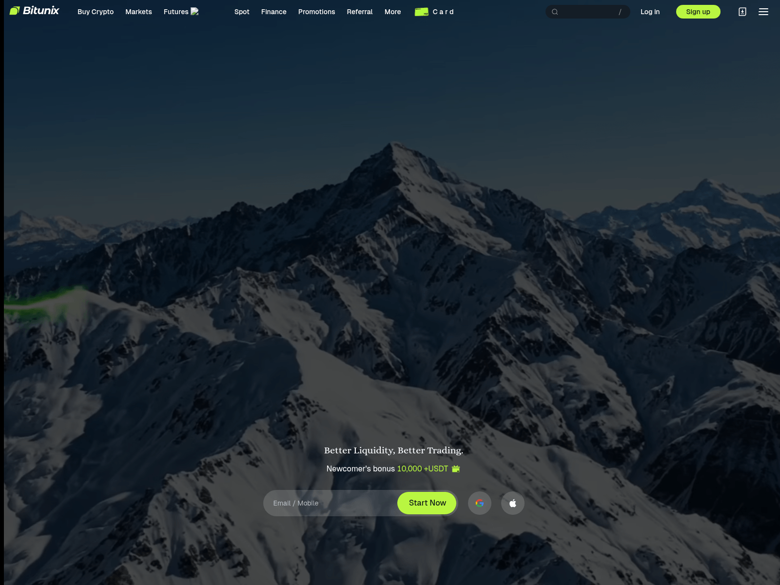 Screenshot von en-bitunix.com