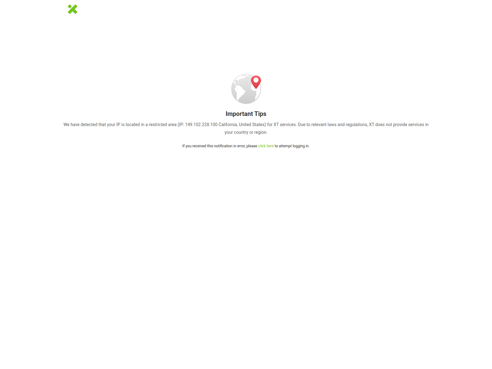 Screenshot of xtcoinhub.com