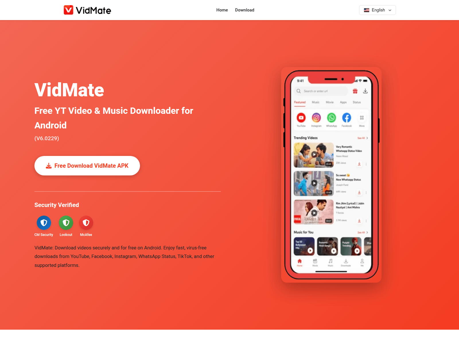 Screenshot of vidmaterapp.com
