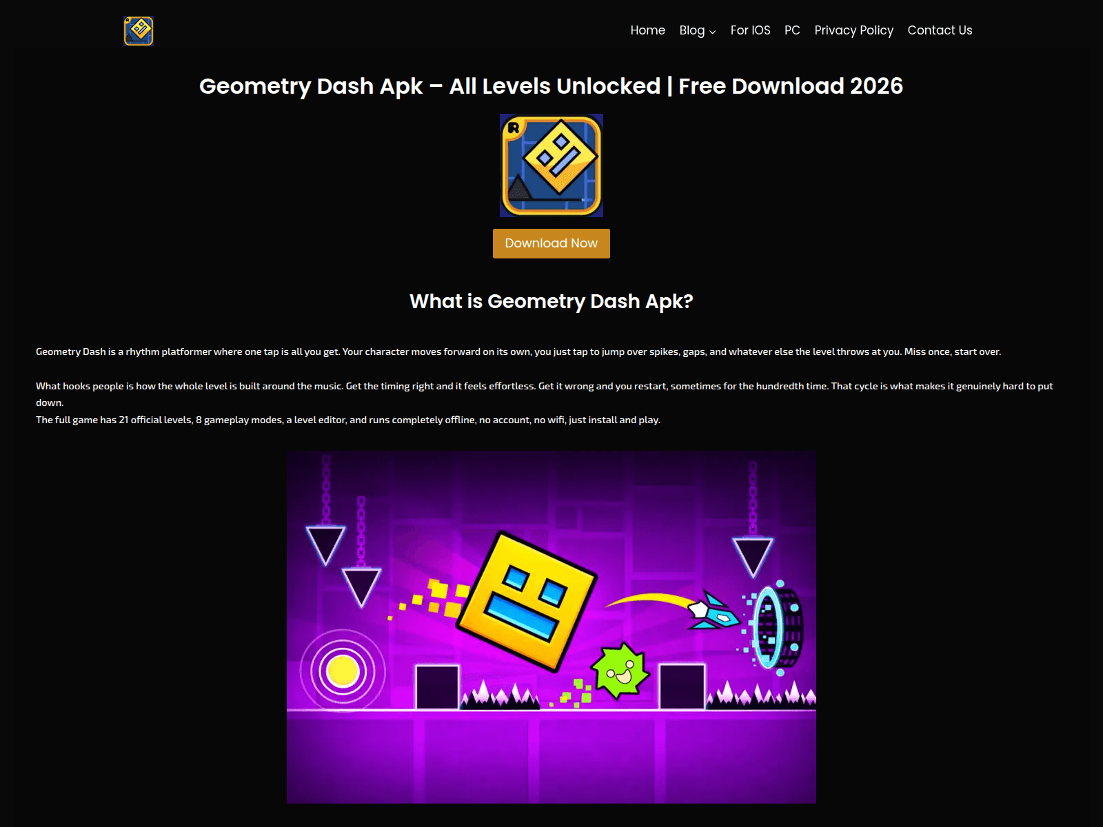 Screenshot von geometryapk.com