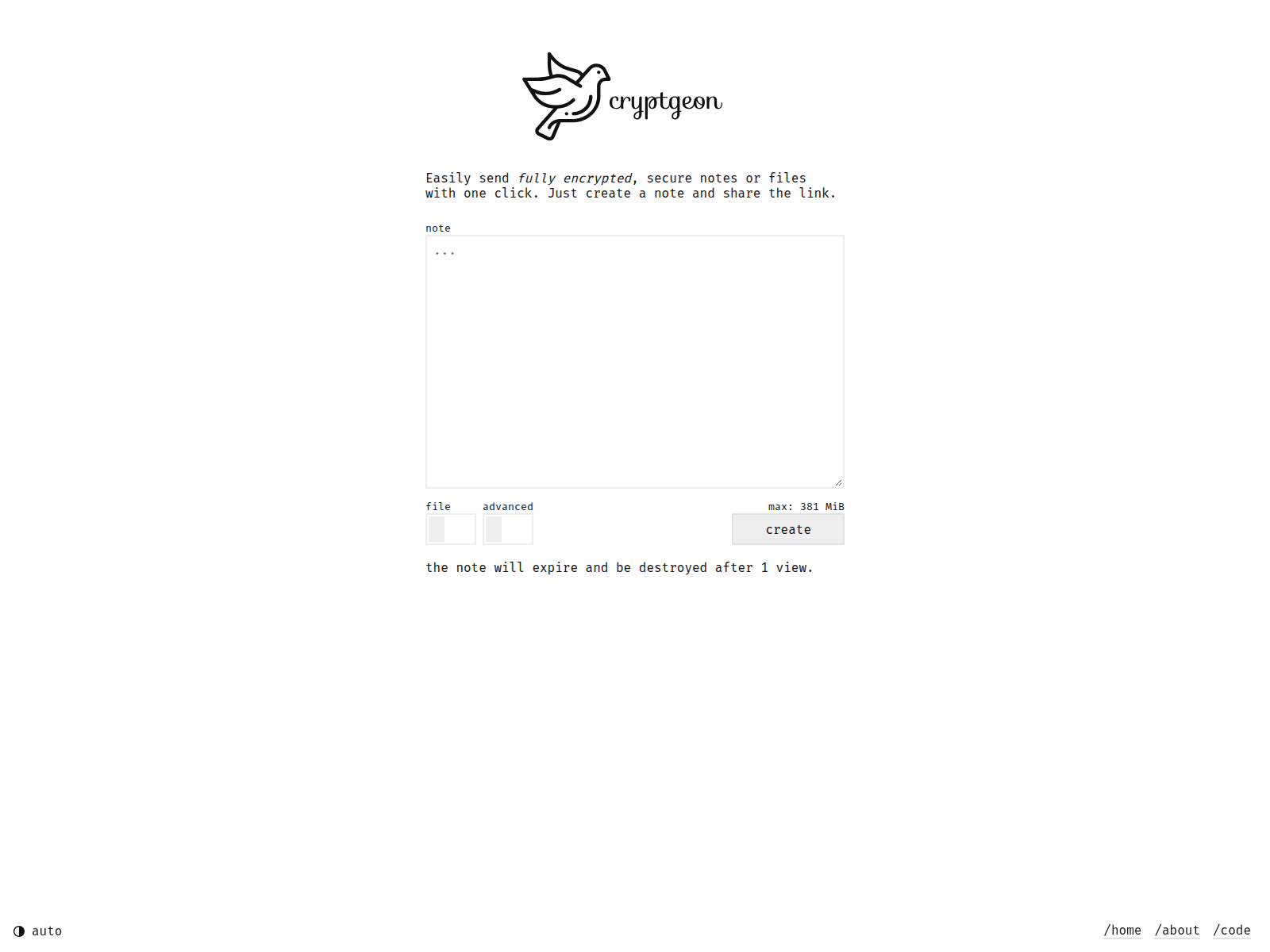 Screenshot of cryptgeons.com