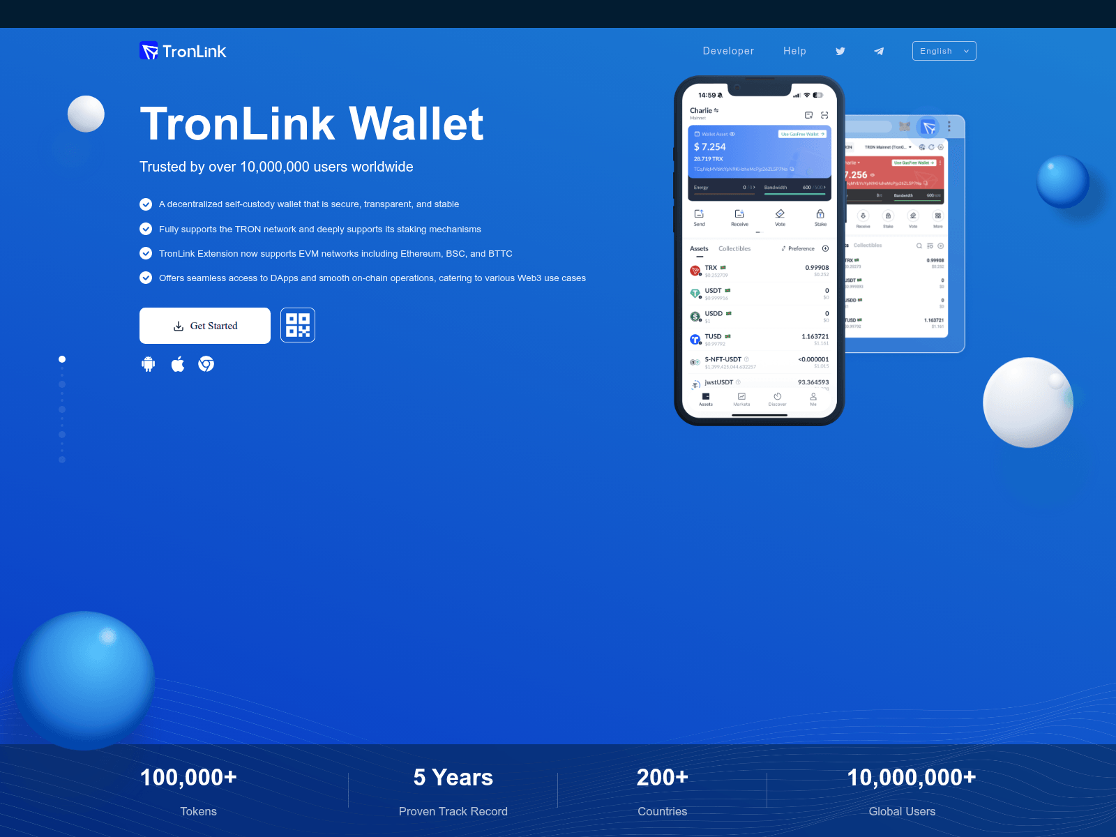 Screenshot of tronlinkextensions.org