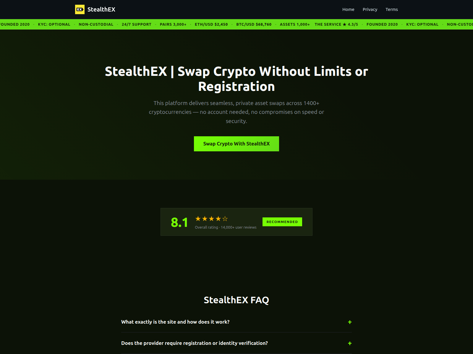 Screenshot of stealfhex.to
