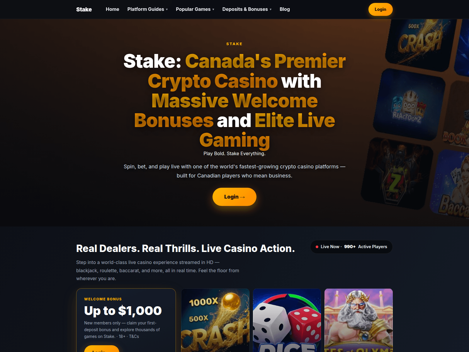Screenshot of new-stake.org